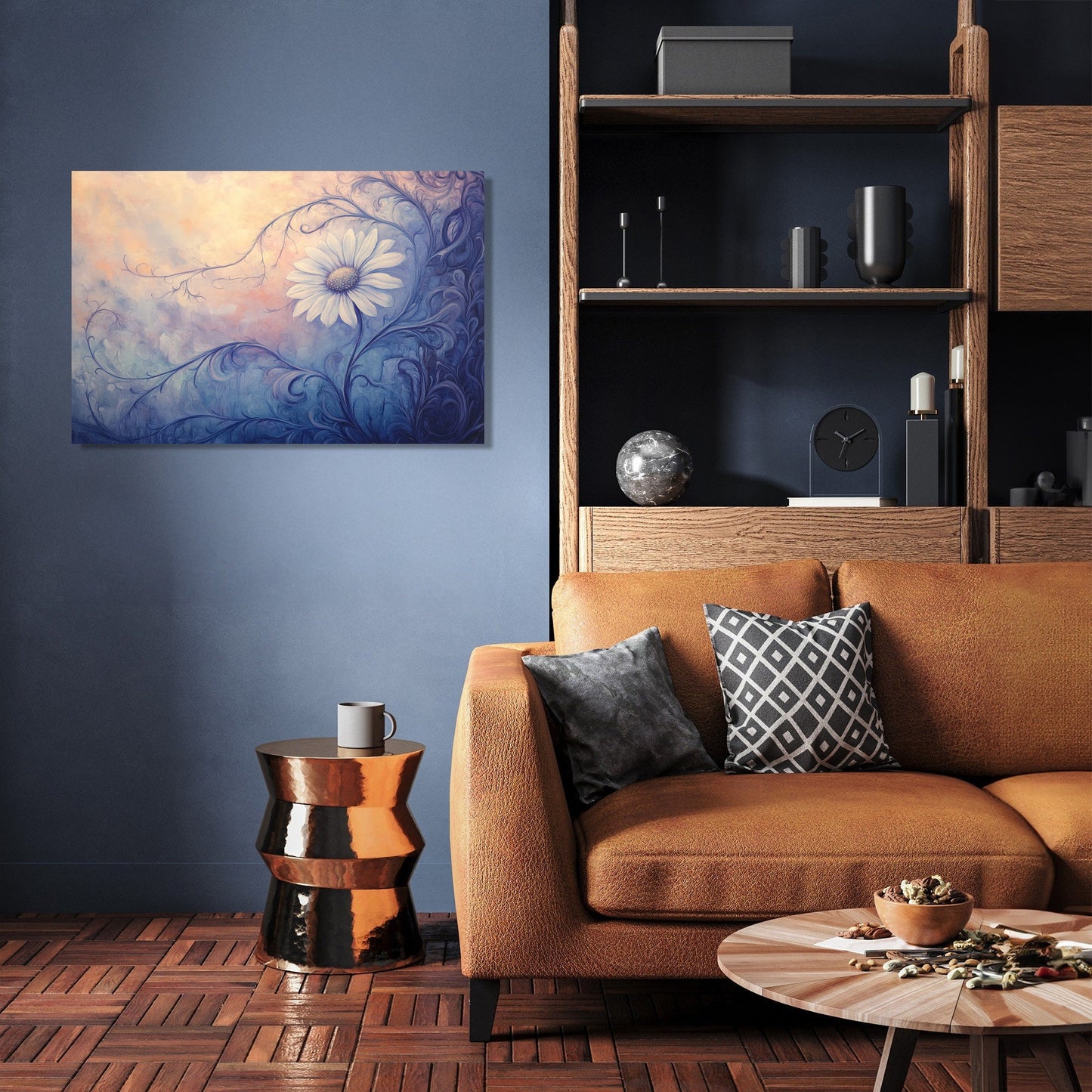 Melancholic Daisy Canvas
