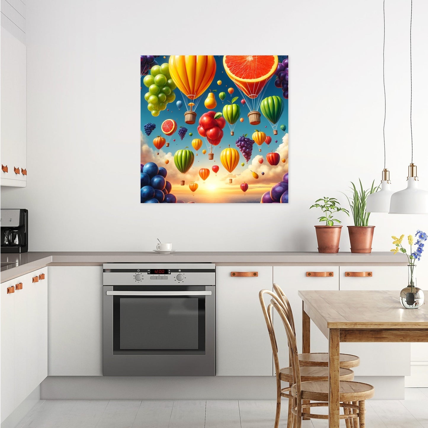 Fruit Balloon Festival Canvas