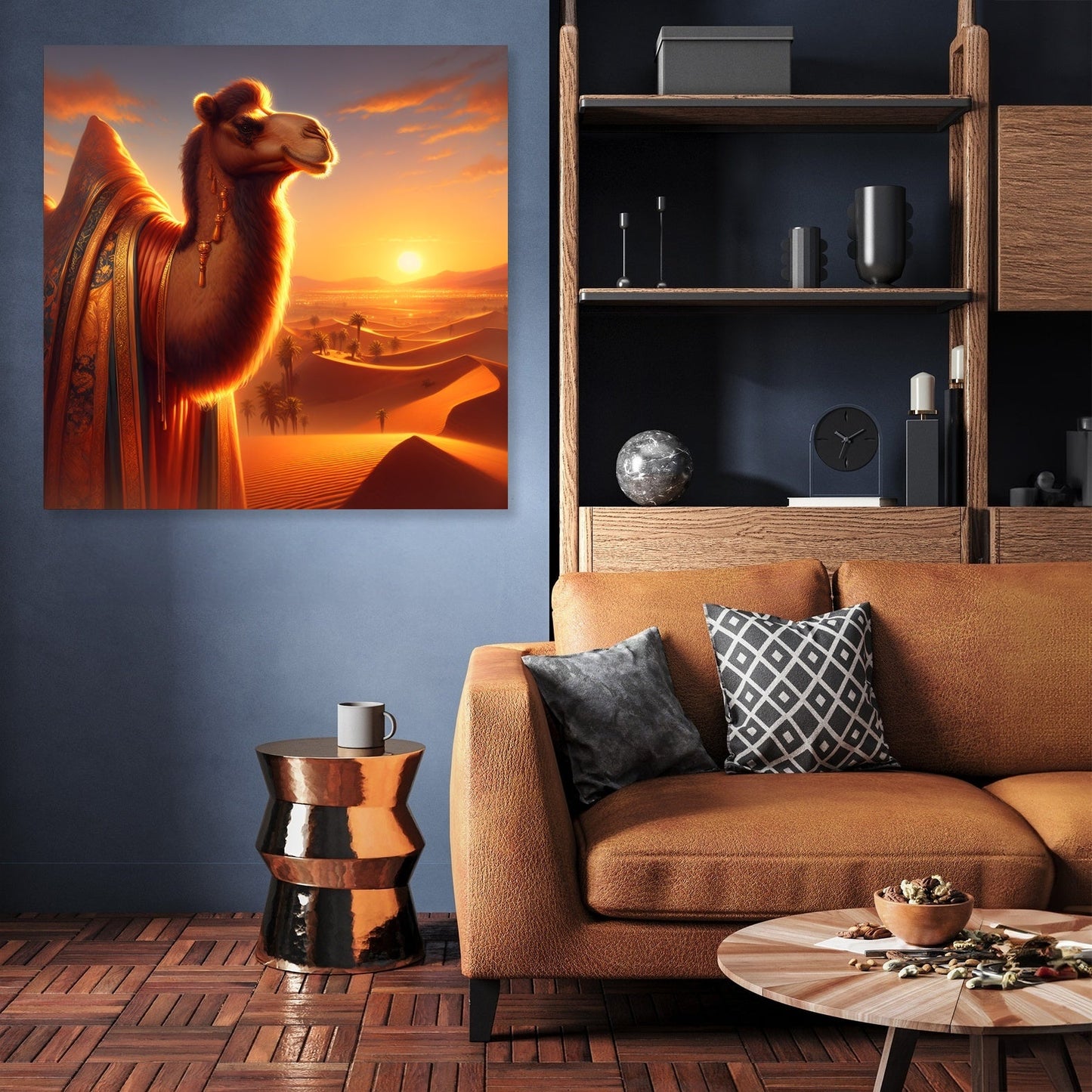 Desert Majesty Camel Canvas