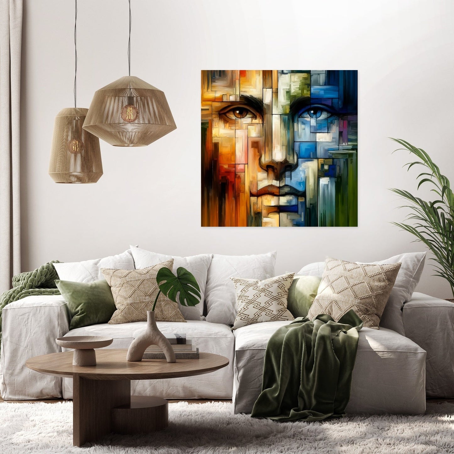 Emotional Mosaic Canvas
