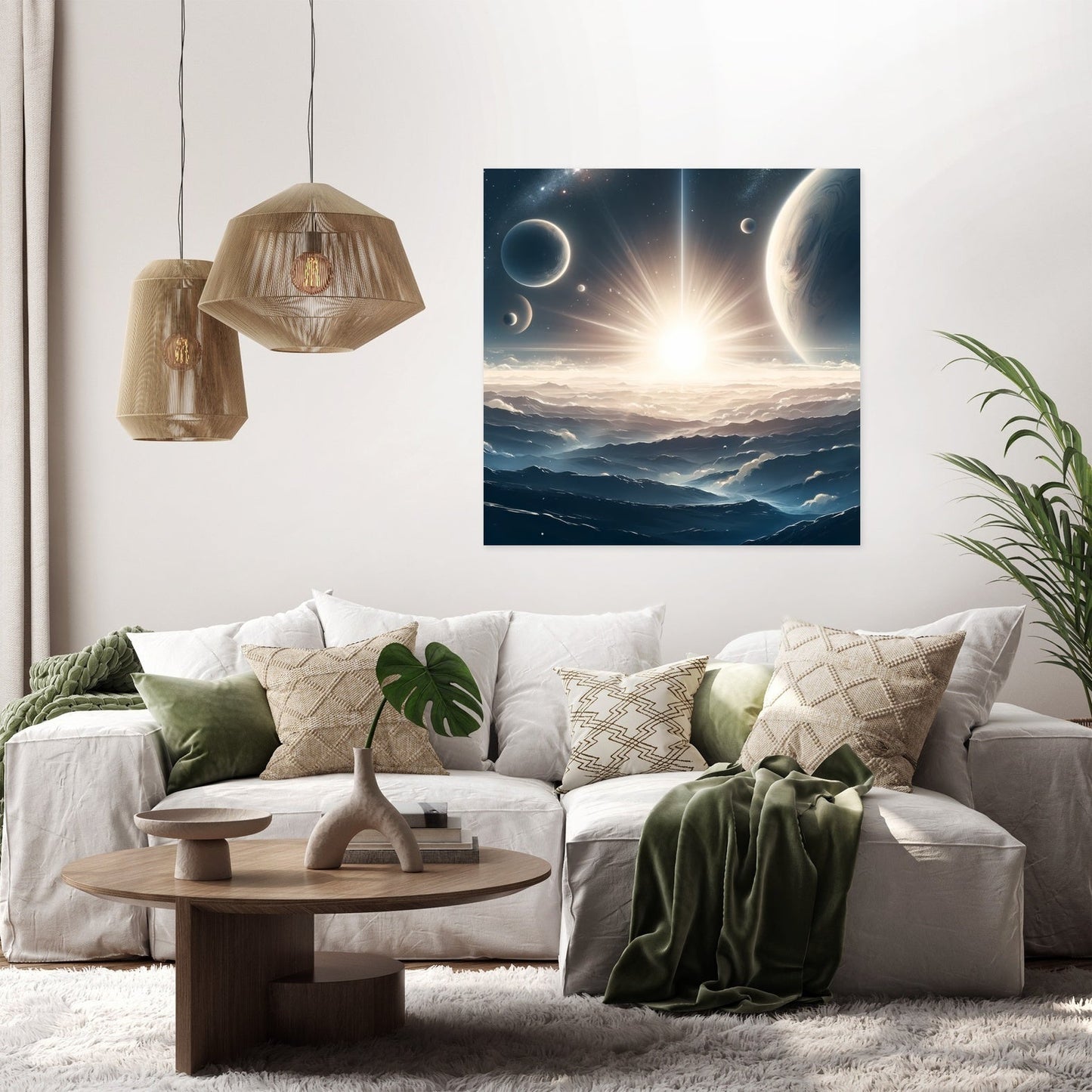 Planetary Vista Canvas