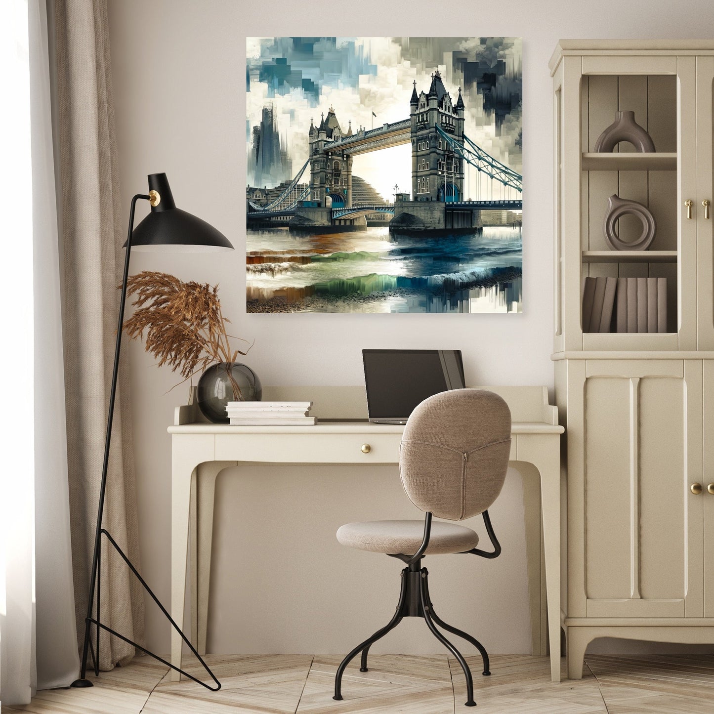 London Thames Archway Canvas