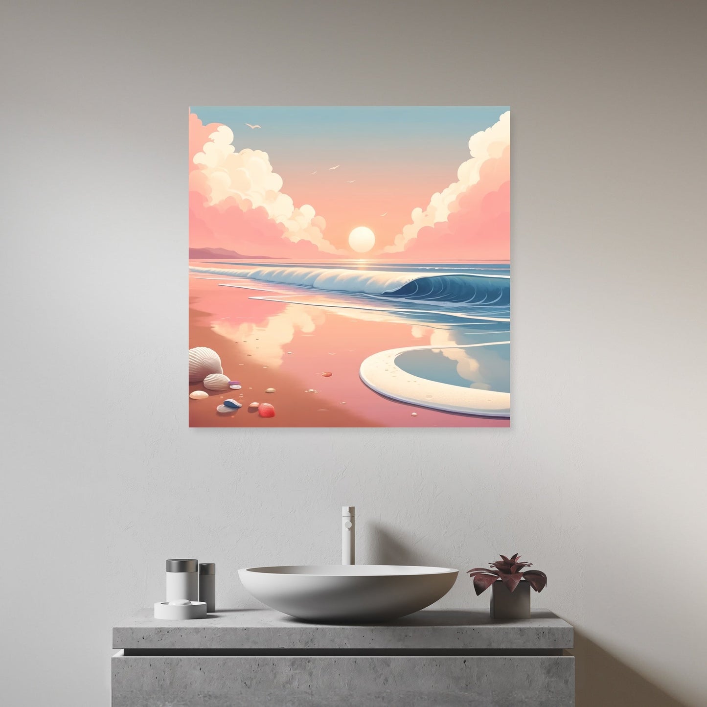 Sunrise Beach Canvas