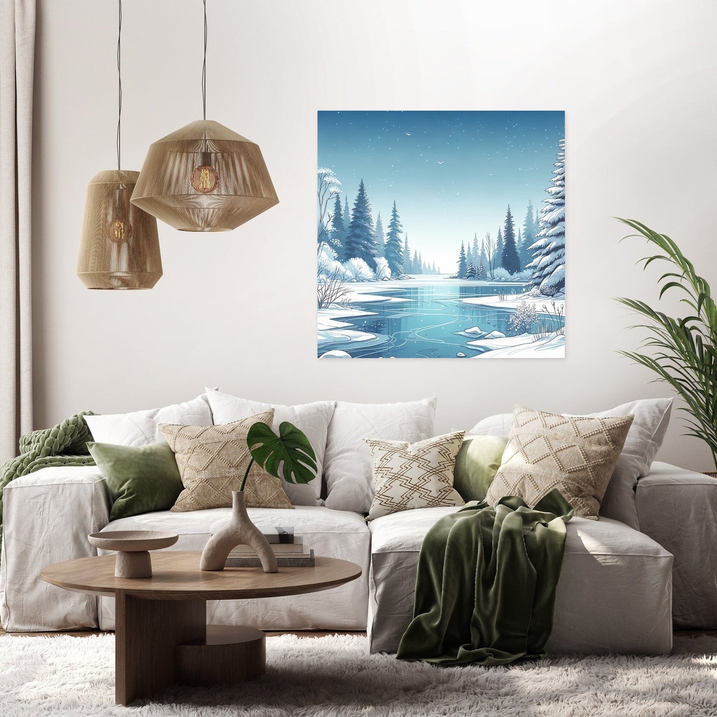 Winter Tranquility Canvas