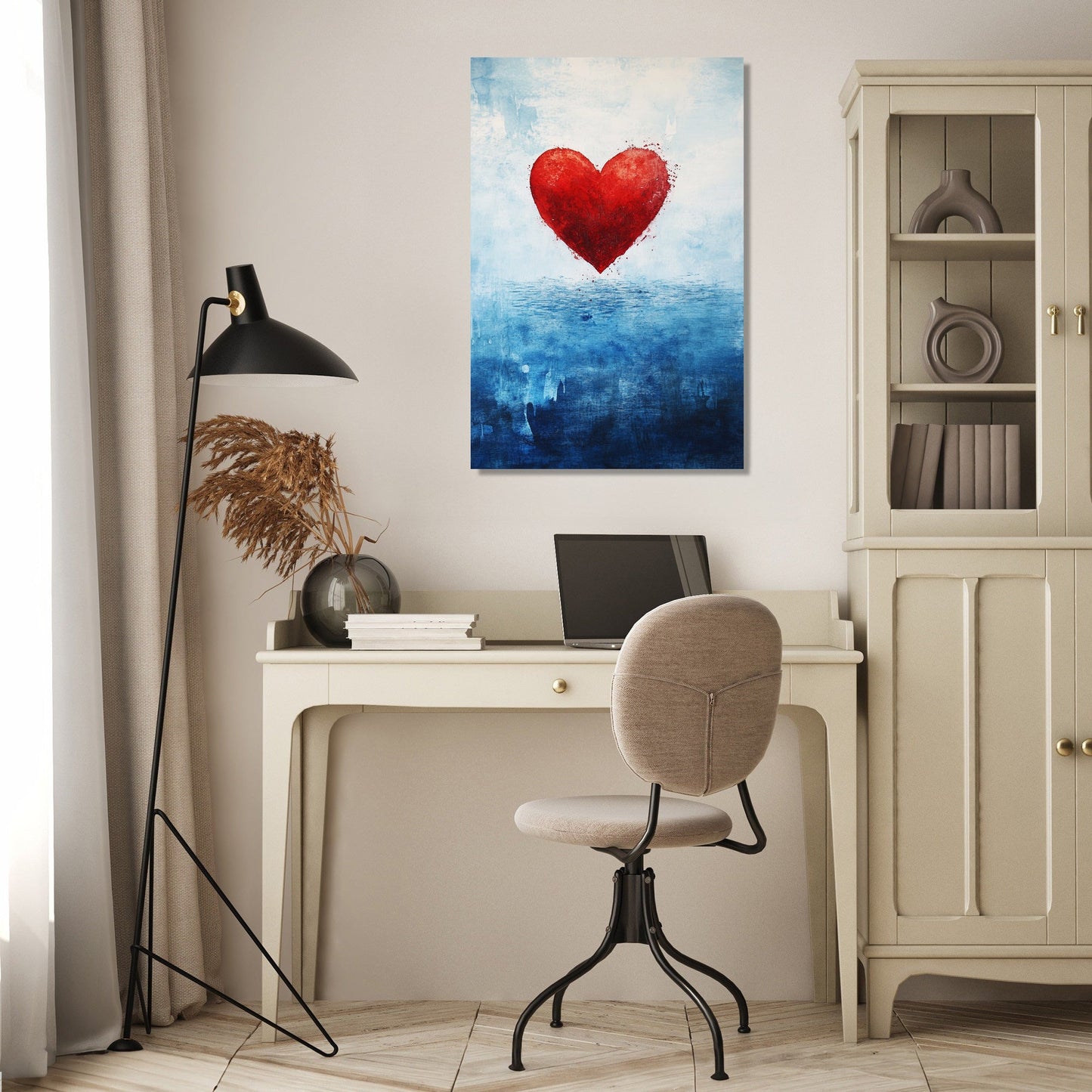 Crimson Heart at Ocean Canvas