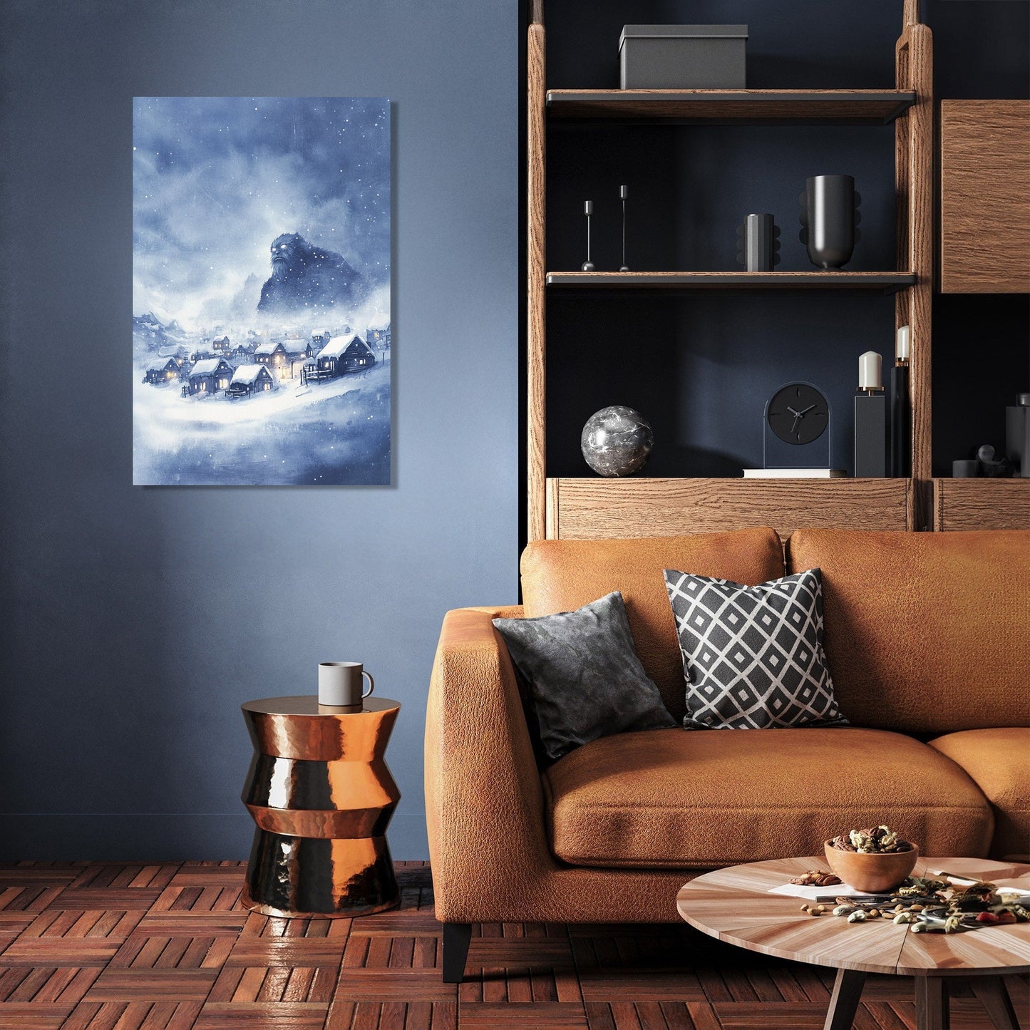 Yeti's Watchful Canvas