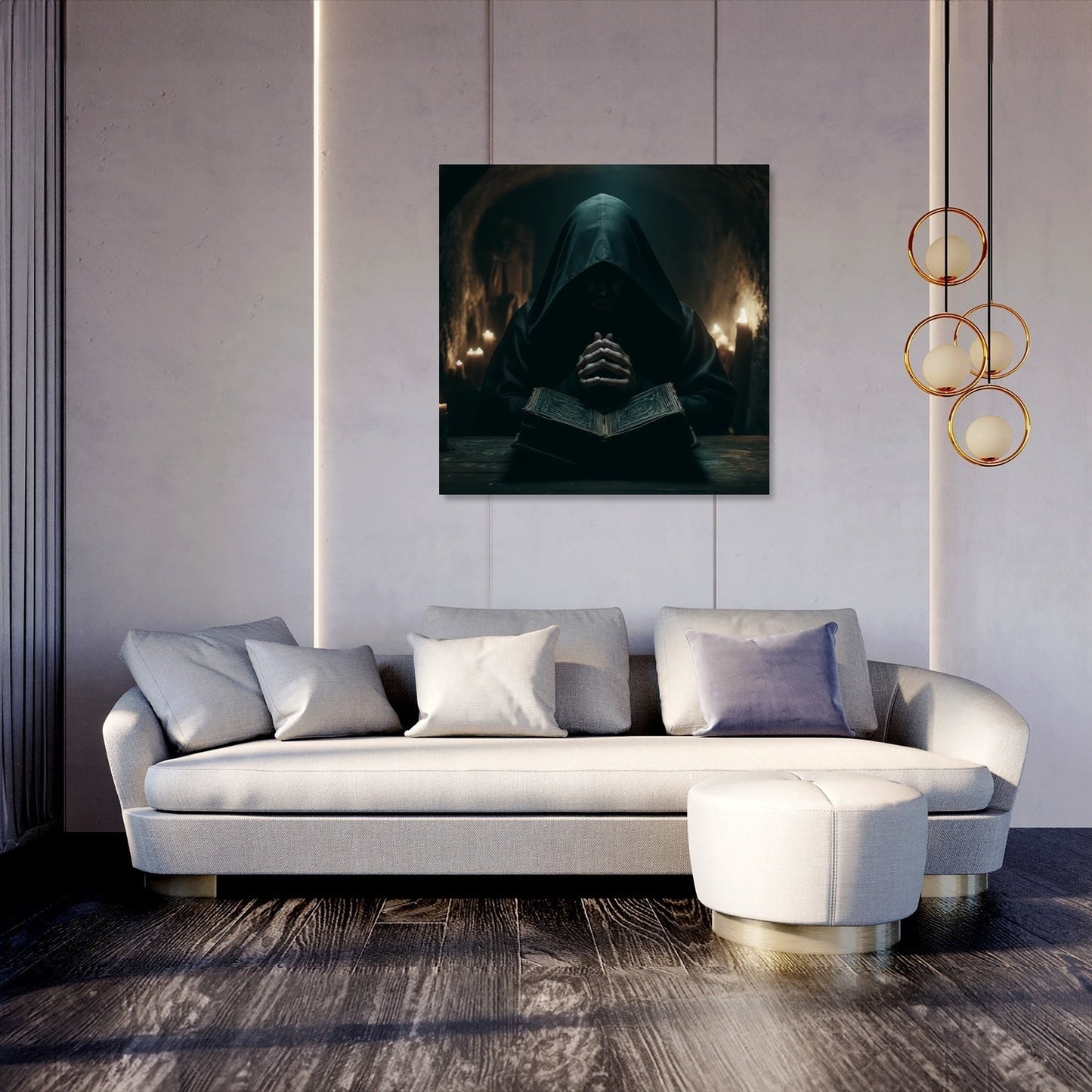 Monastery of Shadows Canvas