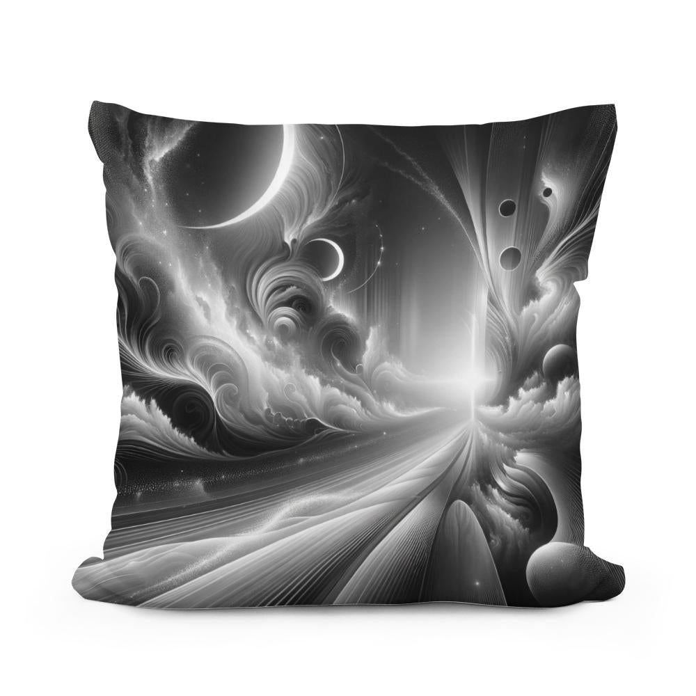 Silver Dreamworld Cotton Cushion