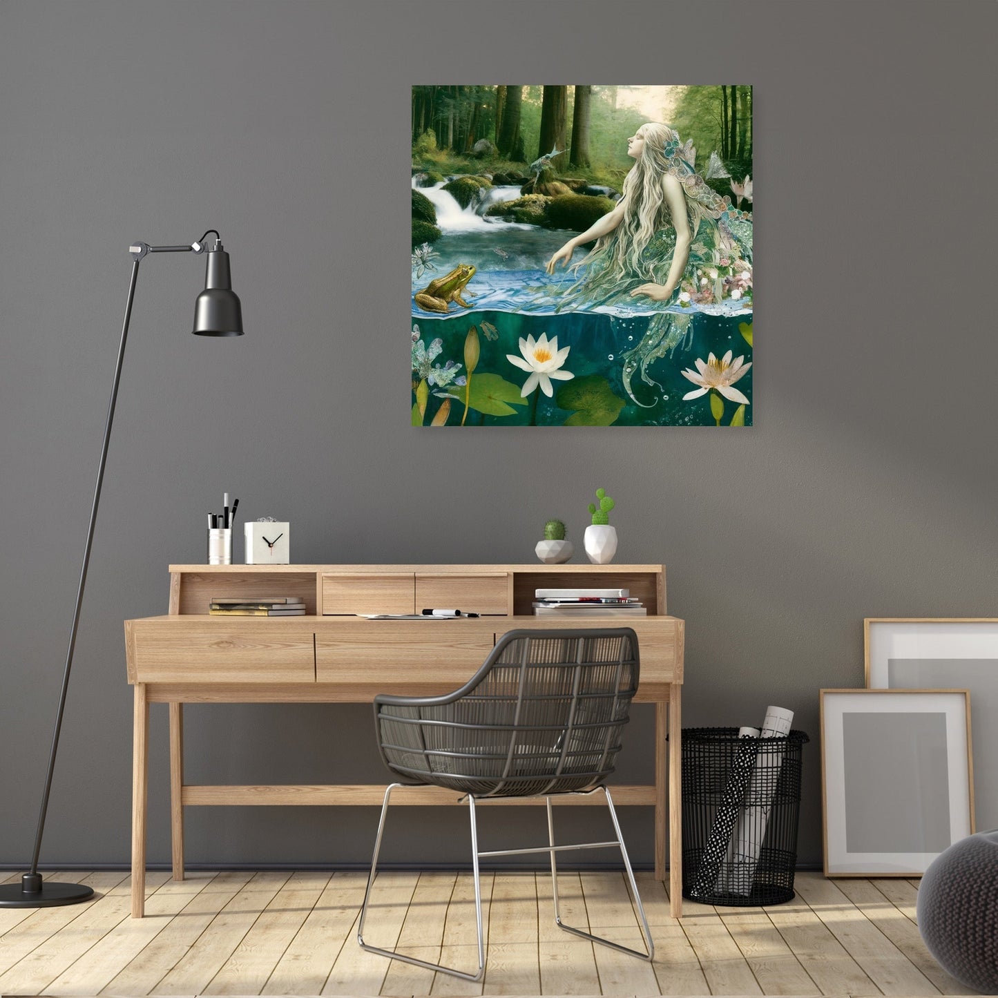 Forest Stream Undine Canvas