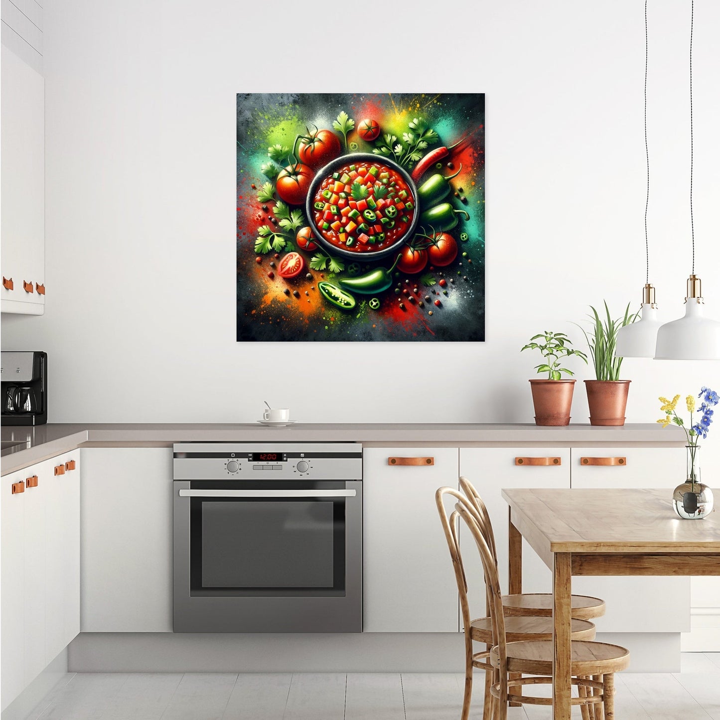 Spicy Salsa Symphony Canvas