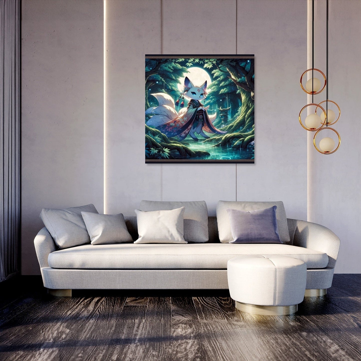Mystical Moonlight Canvas