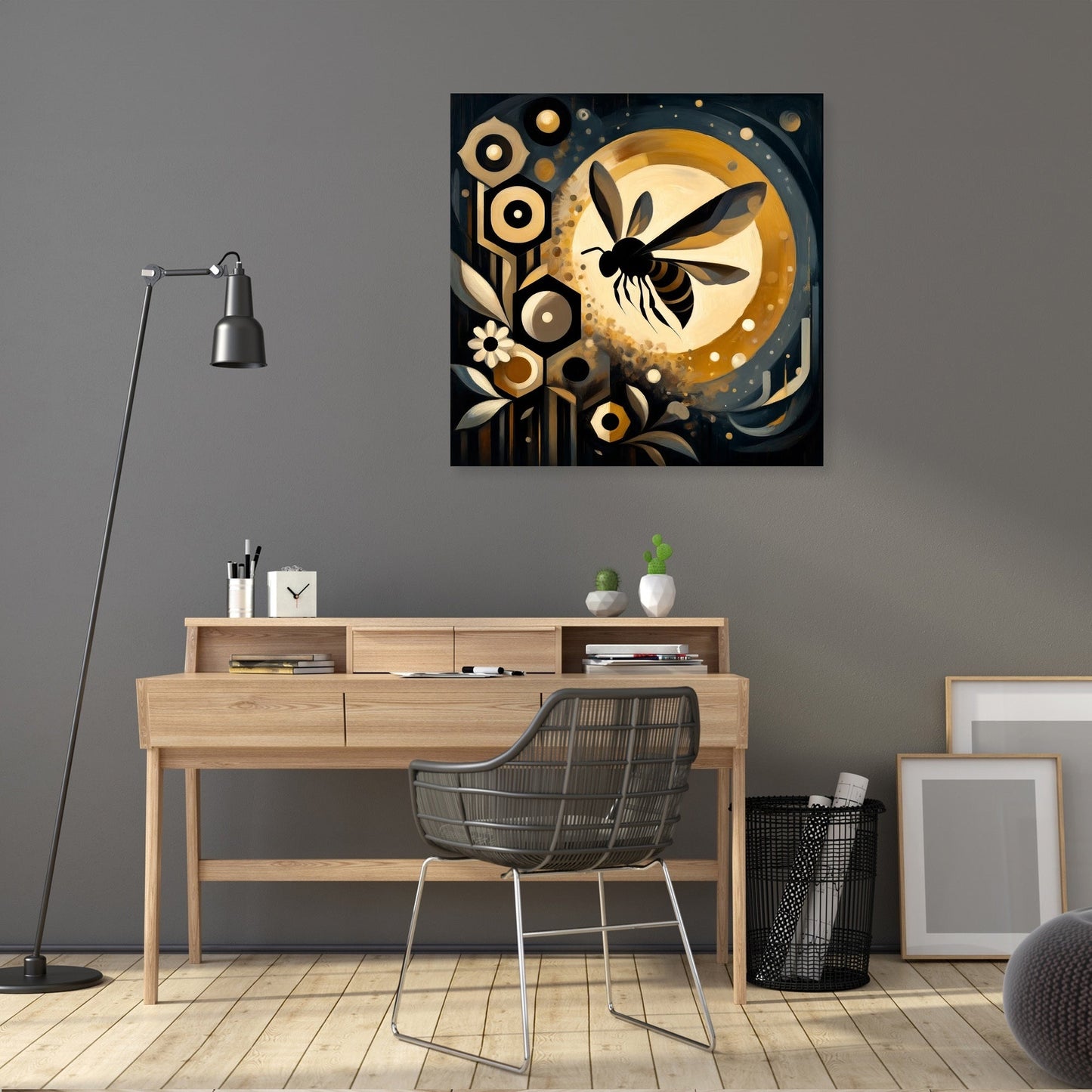 Epochs of Nectar Bee Canvas