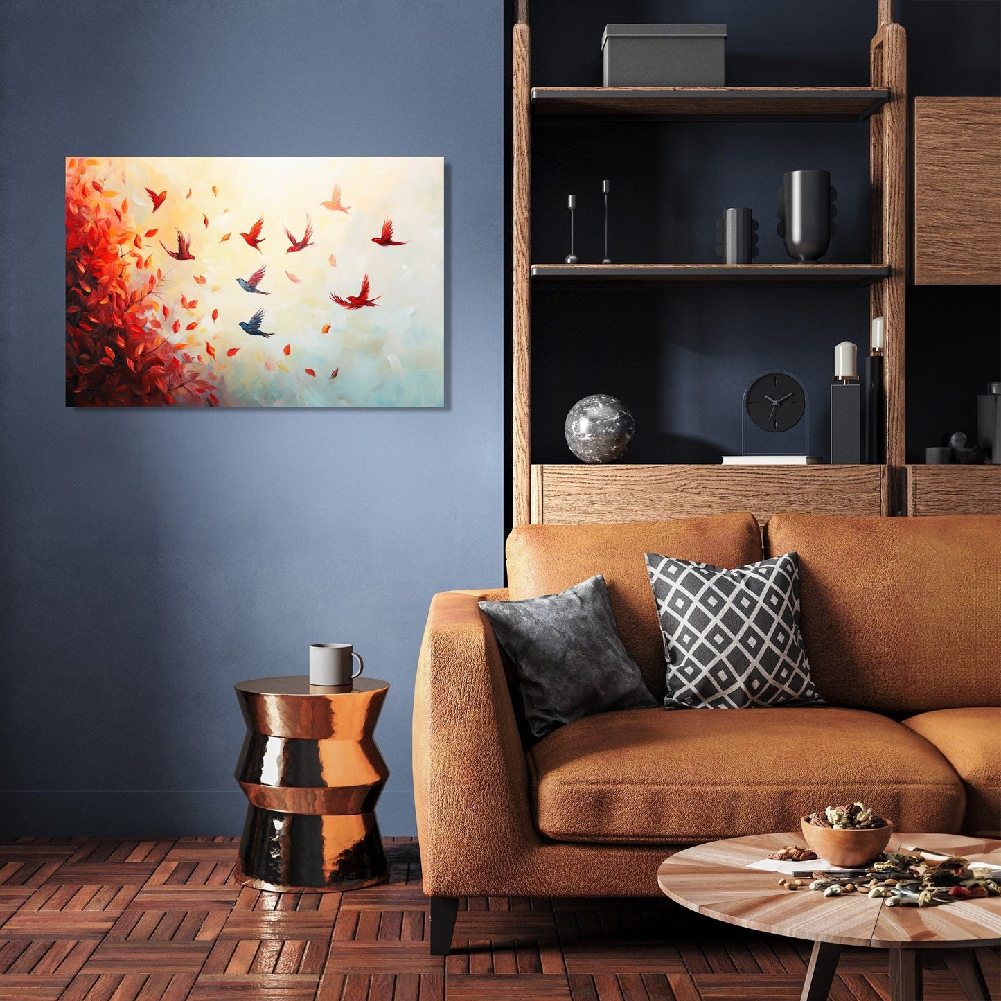 Feathered Leaf Canvas