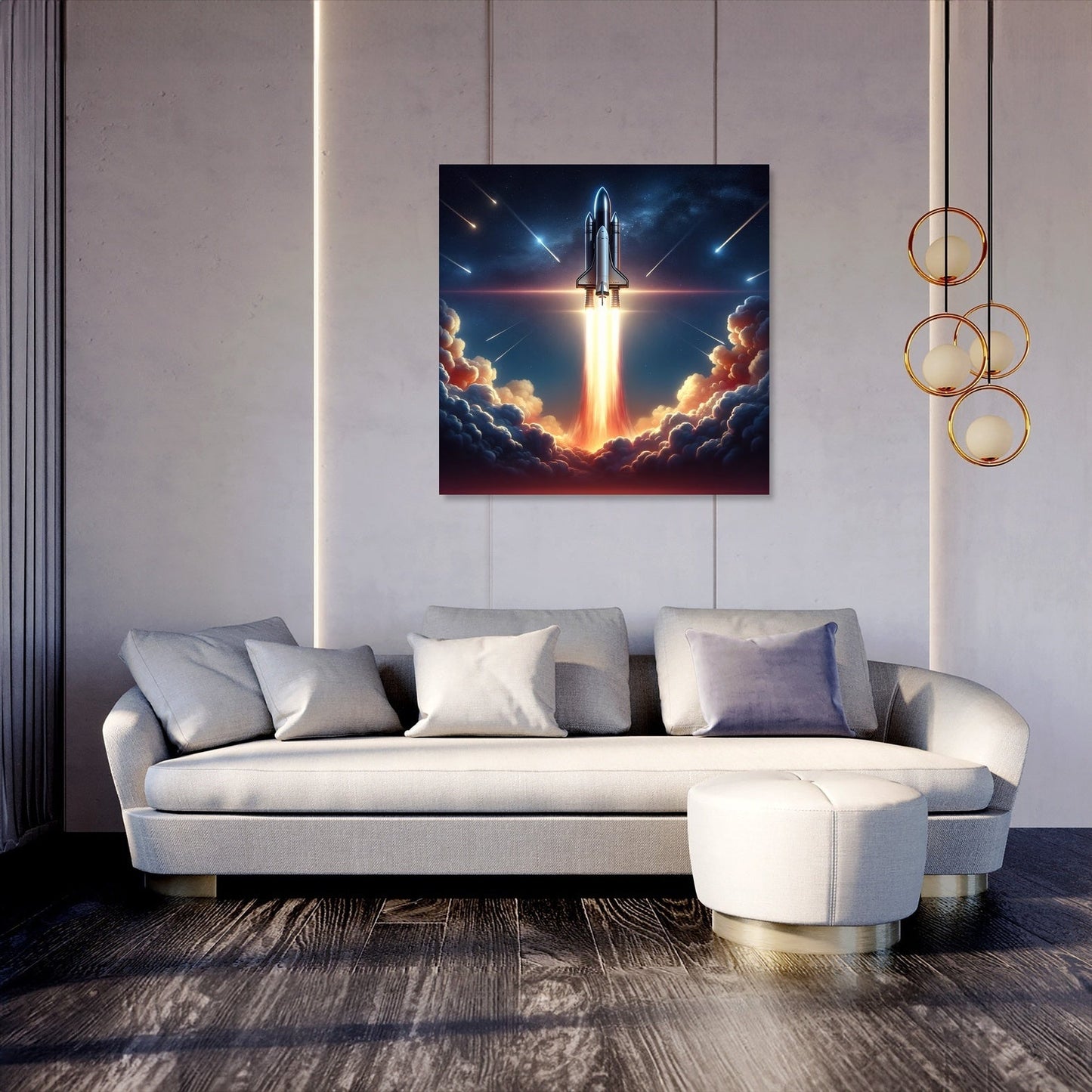 Rocket Liftoff Canvas