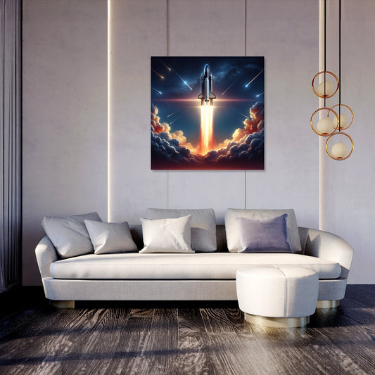 Rocket Liftoff Canvas