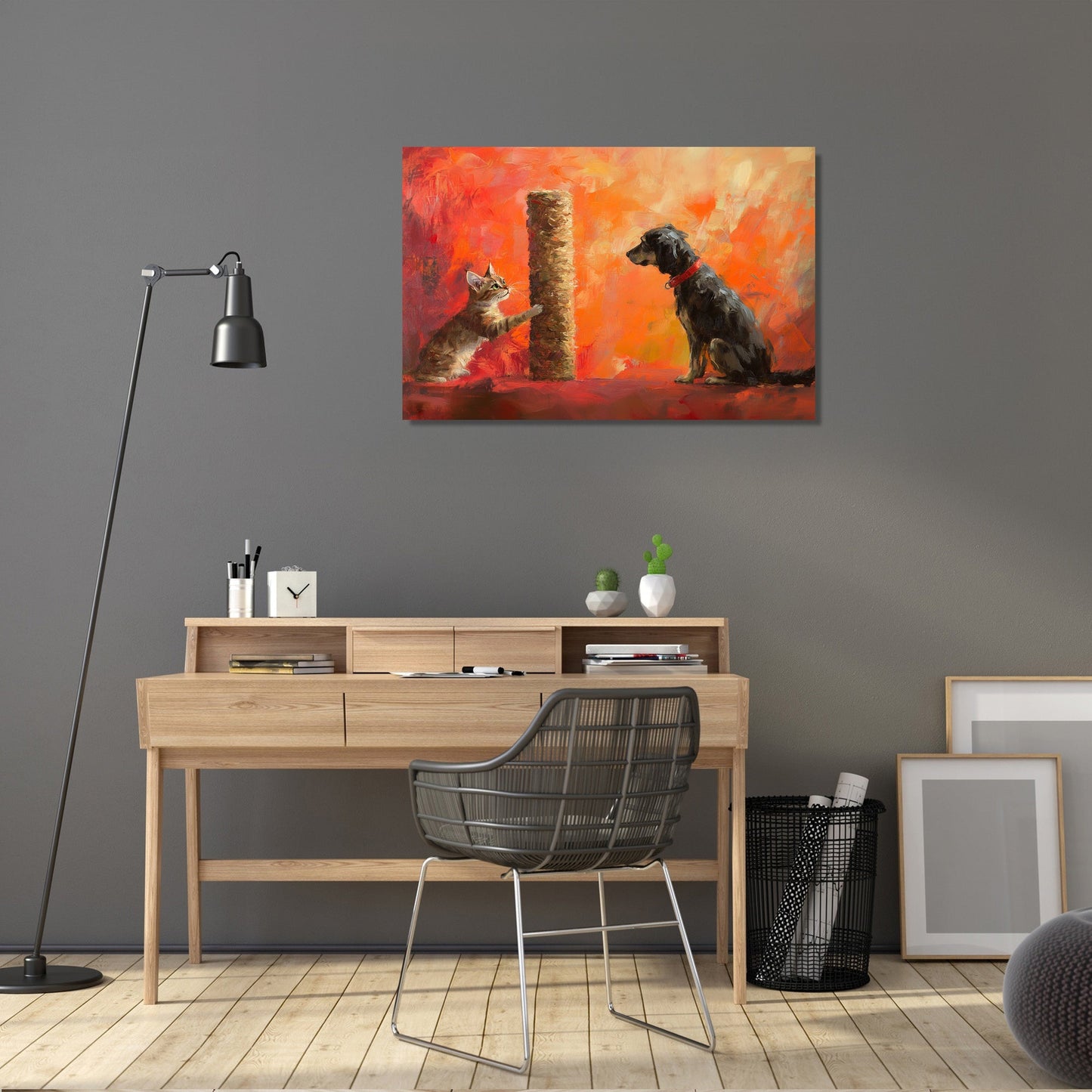 Playful Rivalry Canvas