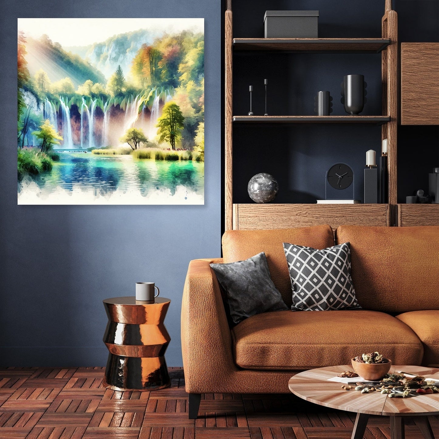 Plitvice Lakes Serenity Canvas