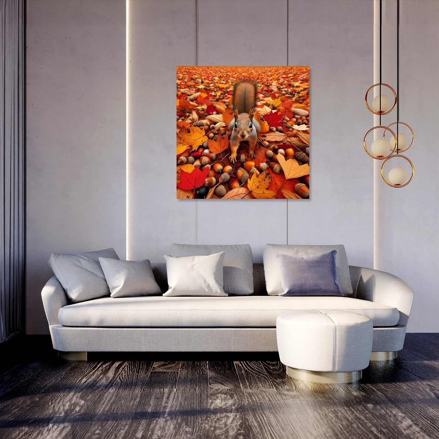 Autumn Forager Canvas