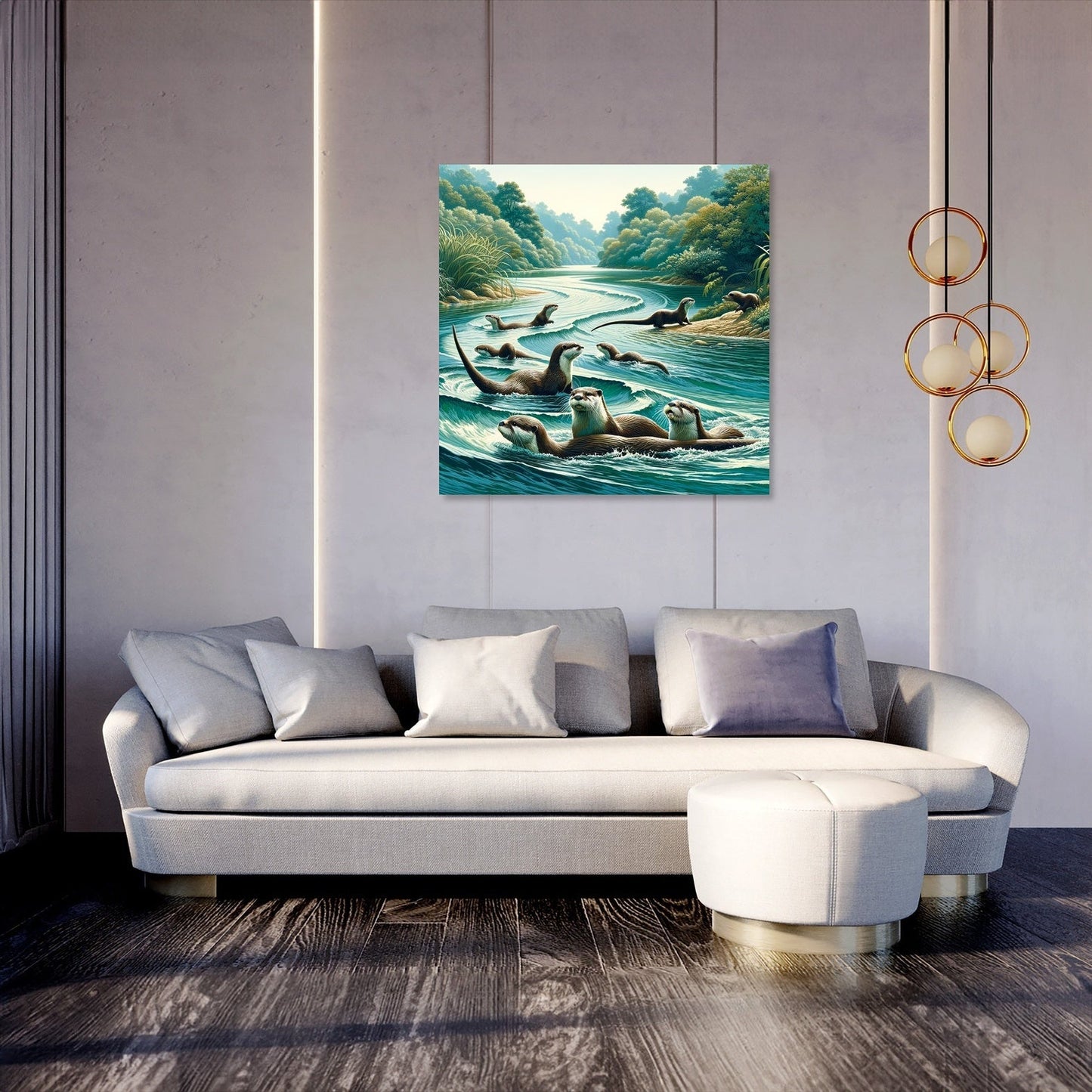 River Otter Canvas