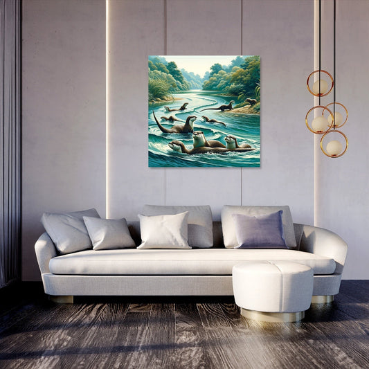 River Otter Canvas