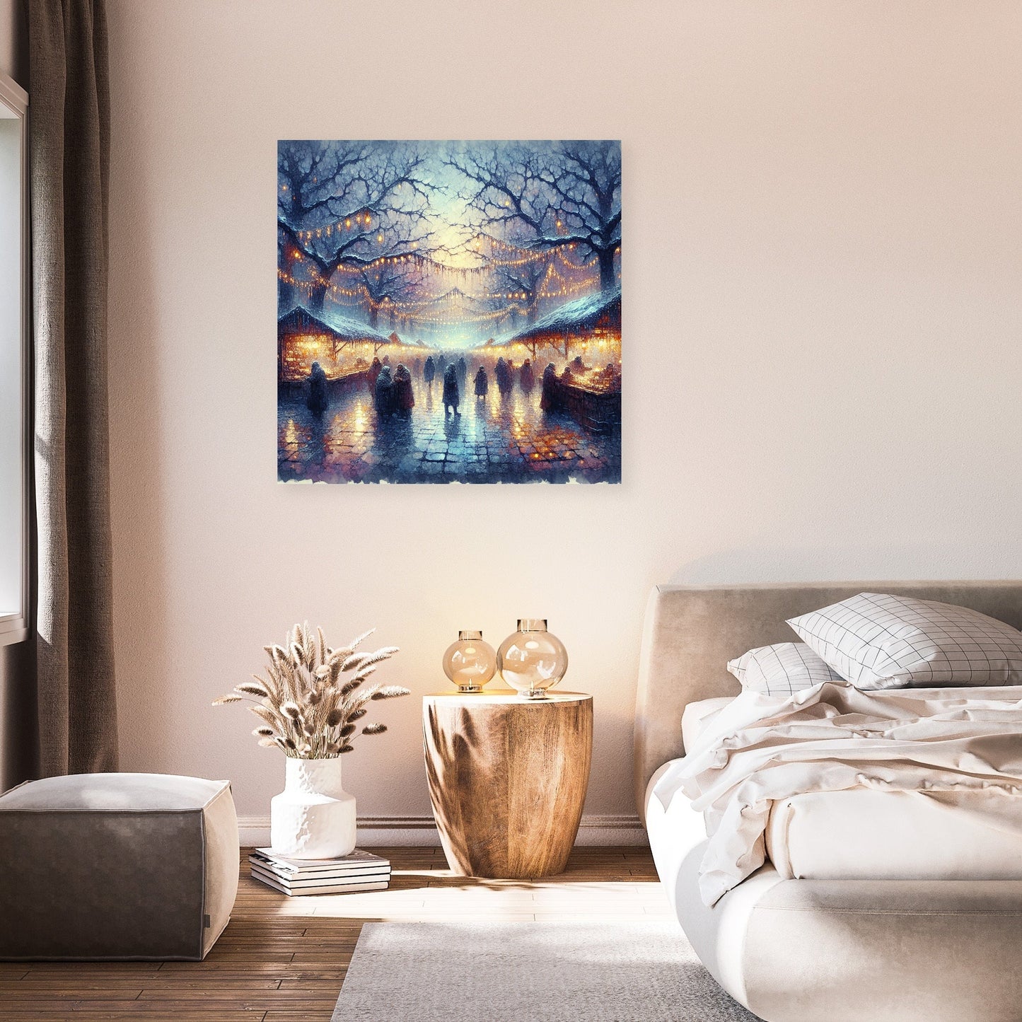 Chilly Evening Festivity Canvas