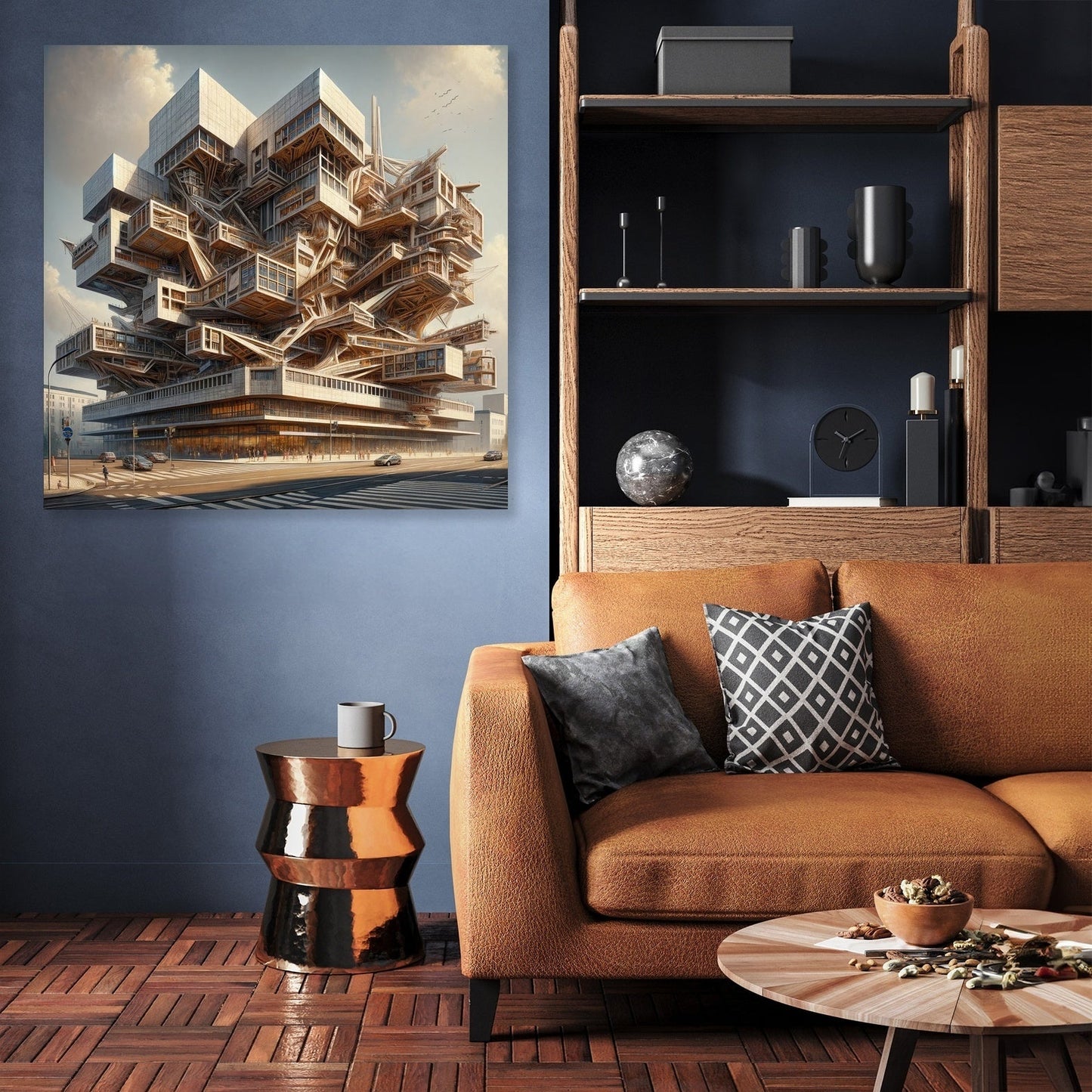 Deconstructivist Muse Canvas