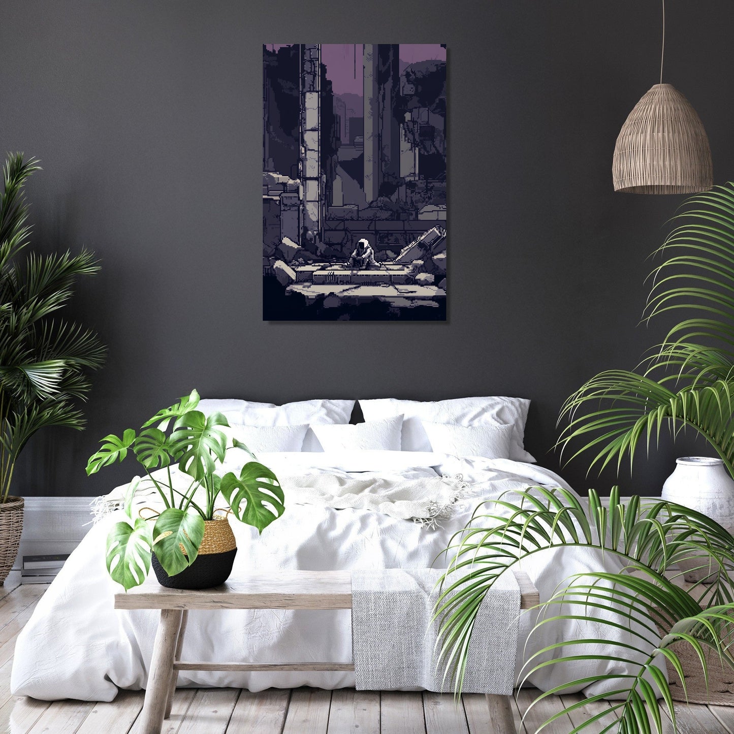 Despair in Ruin Canvas