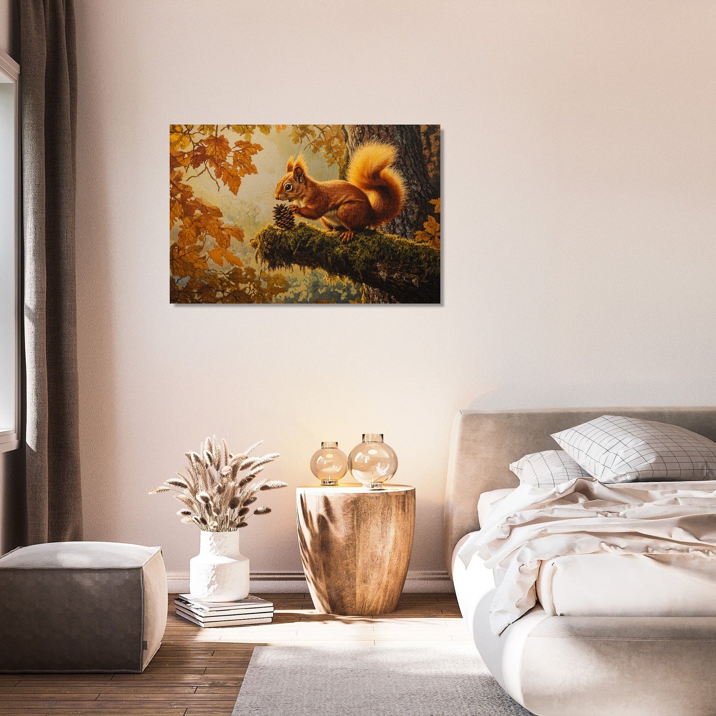 Red Squirrel Sanctuary Canvas