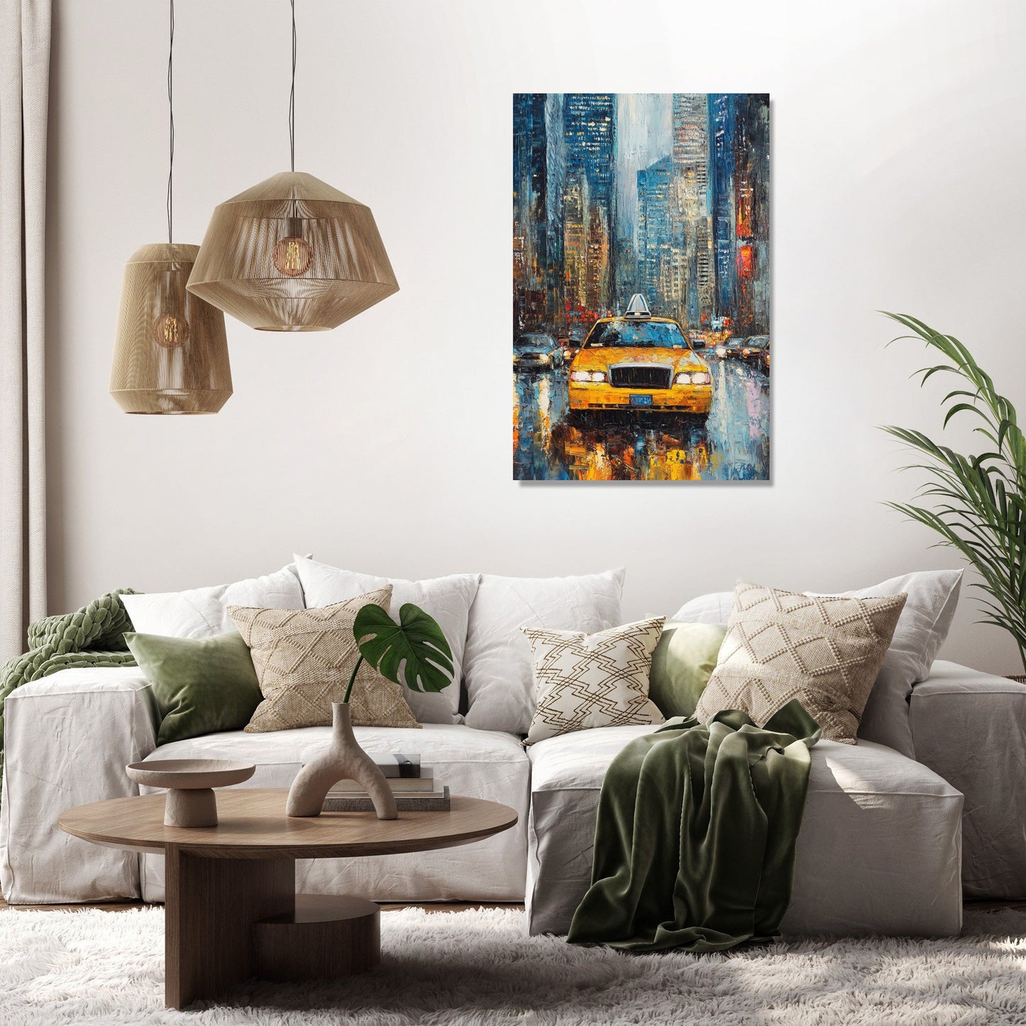 Urban Taxi Canvas