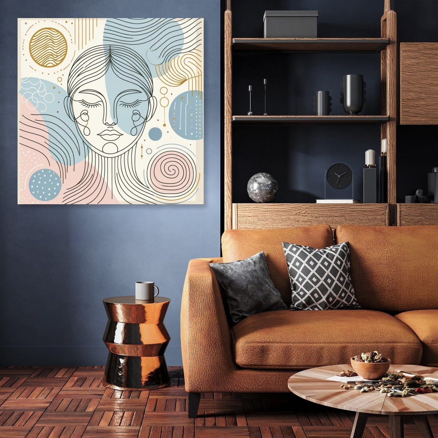 Introspective Harmony Canvas