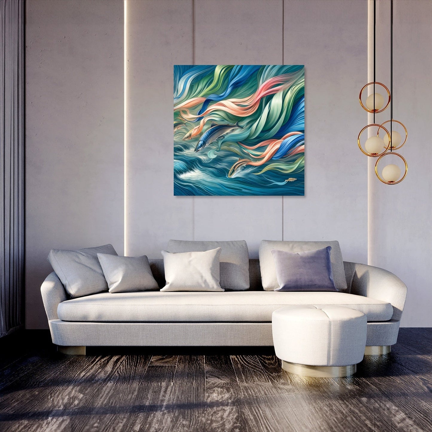 Silken River Canvas