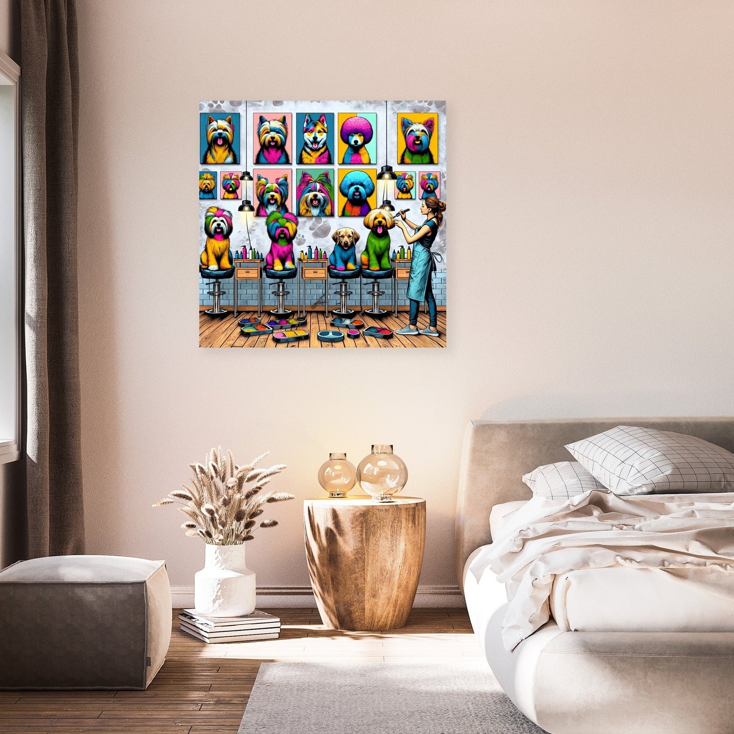 Pop Art Paws Canvas