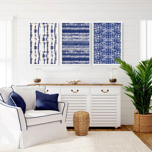 Beach Art | Set of 3 framed wall art prints