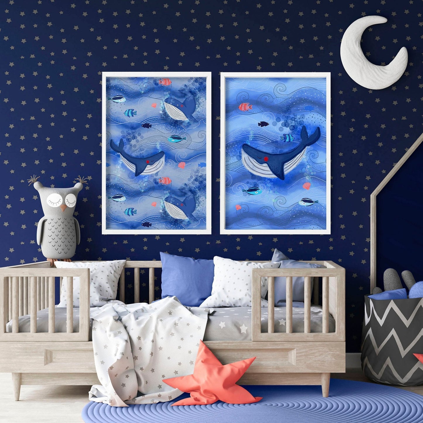 Playroom wall art | set of 2 wall art  for Nursery