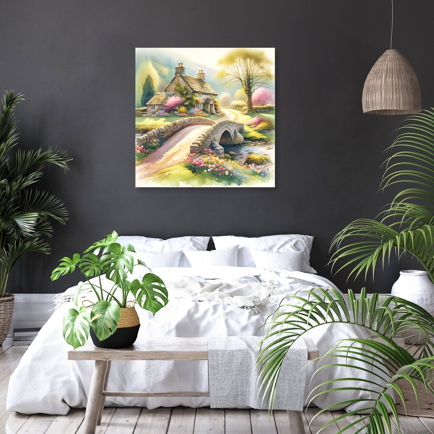 Springtime Stonebridge Retreat Canvas