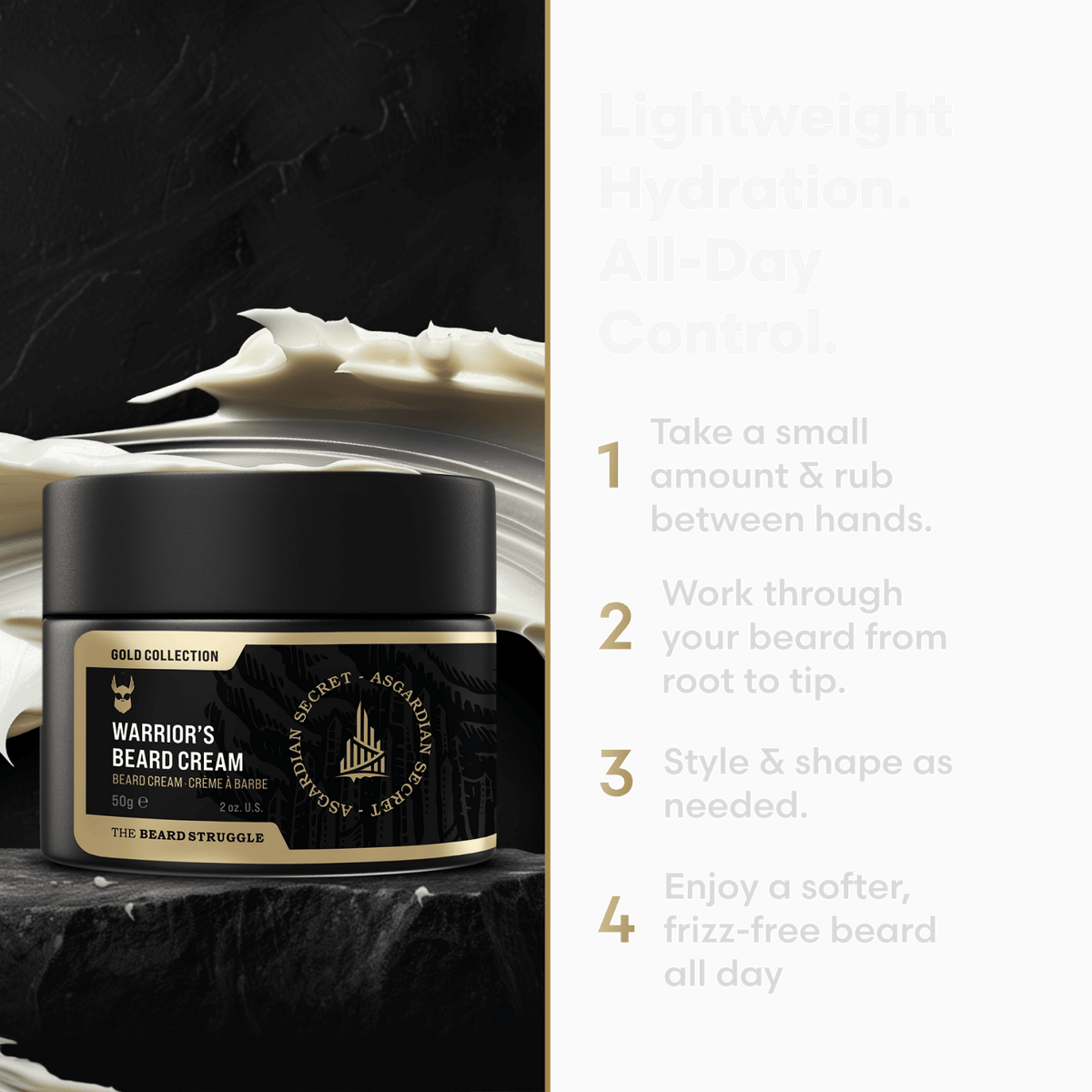 Beard Cream: Defeat Dryness and Itch
