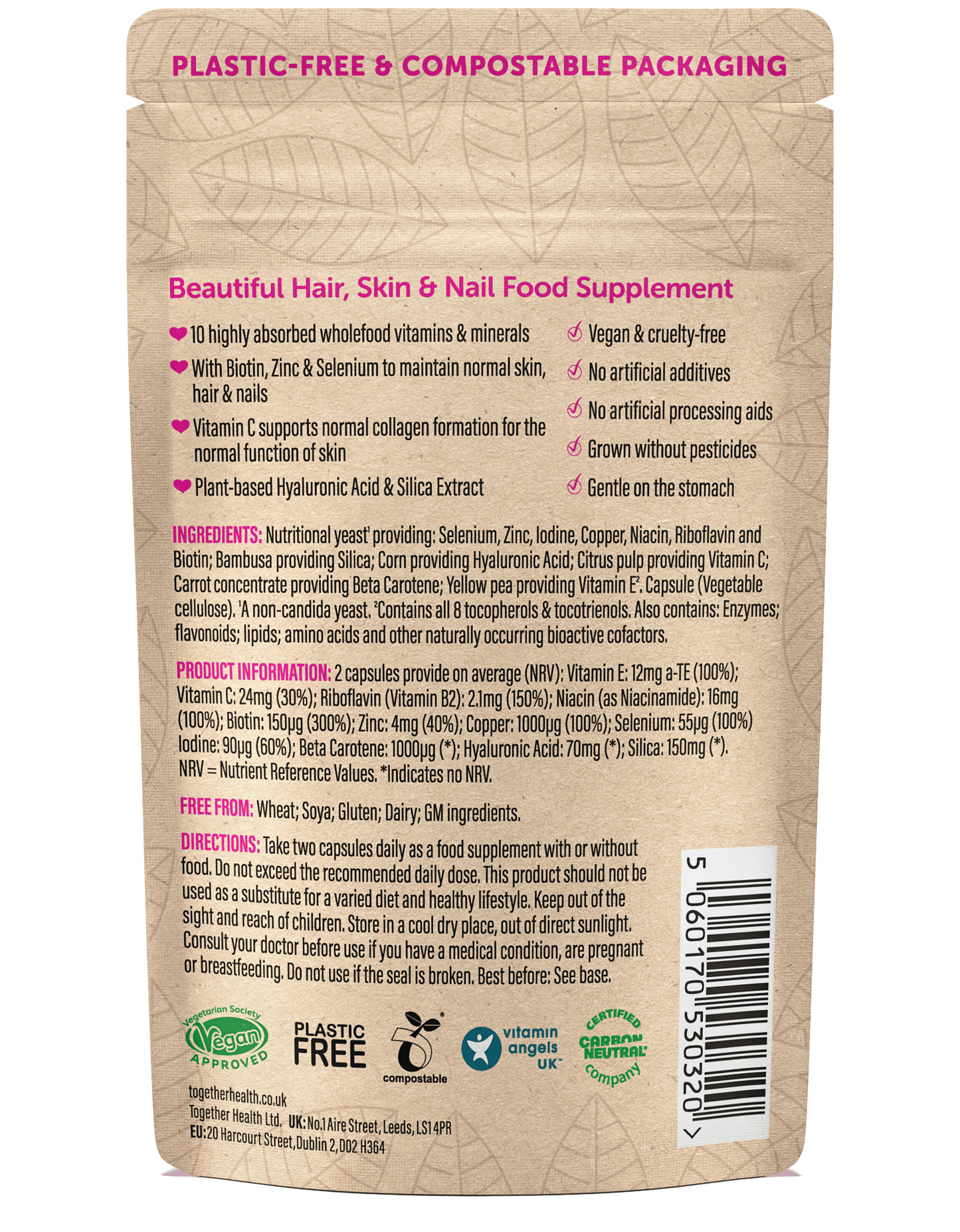 Beautiful – Hair Skin and Nails Vitamins Supplement