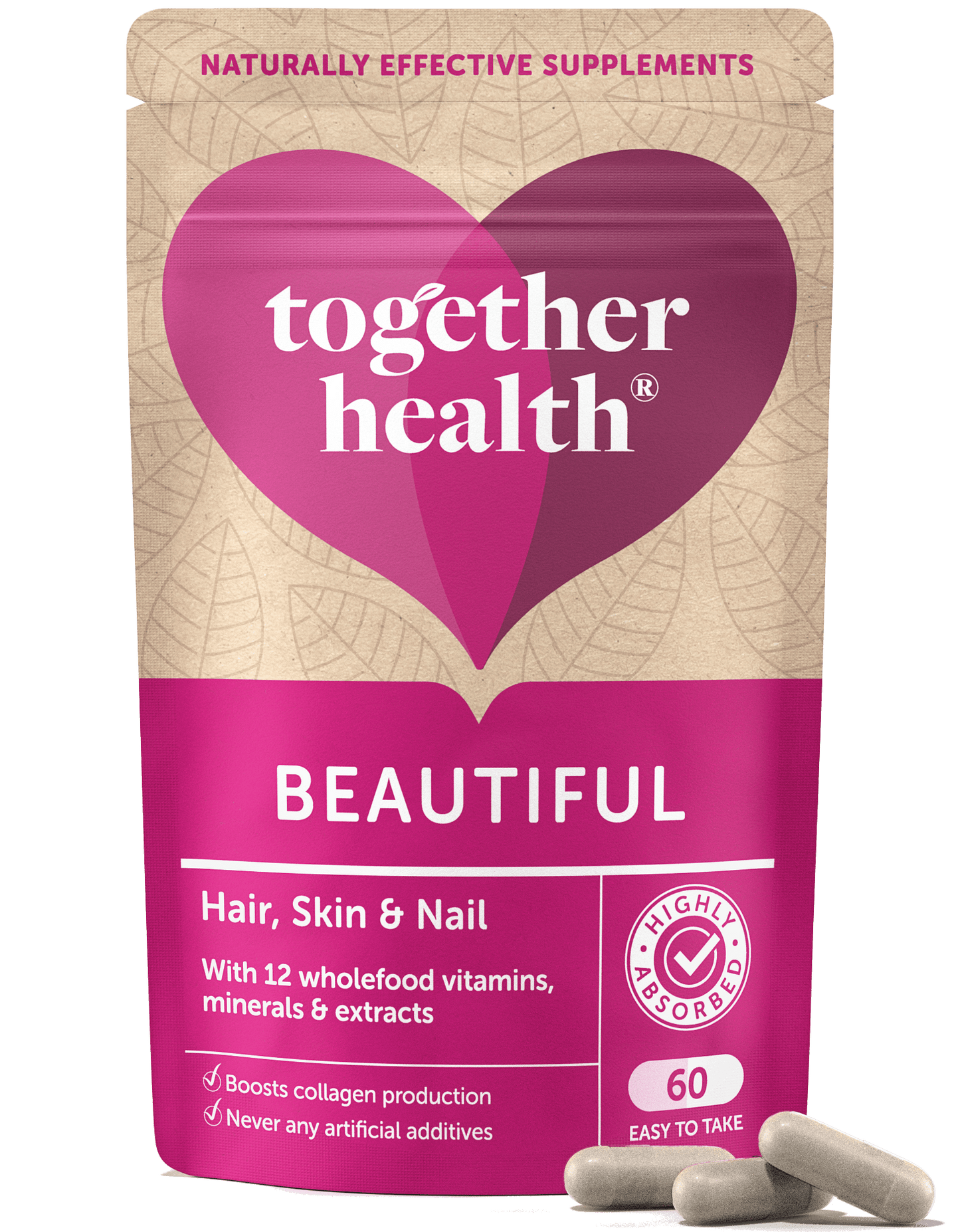 Beautiful – Hair Skin and Nails Vitamins Supplement