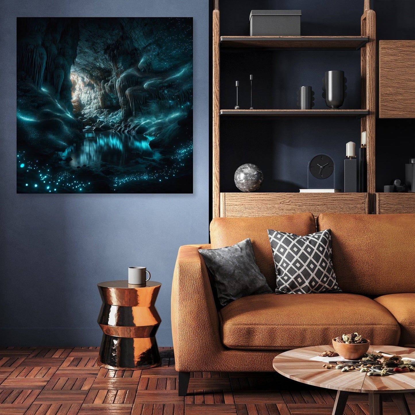 Glowworm Cave Canvas
