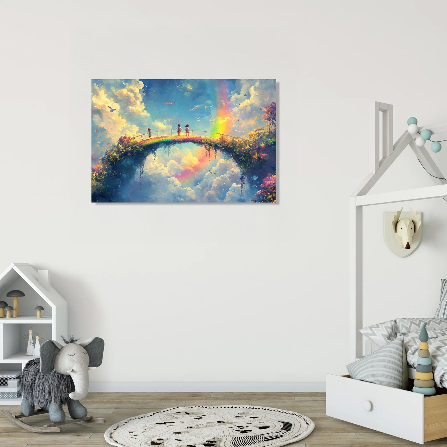 Rainbow Bridge Adventure Canvas