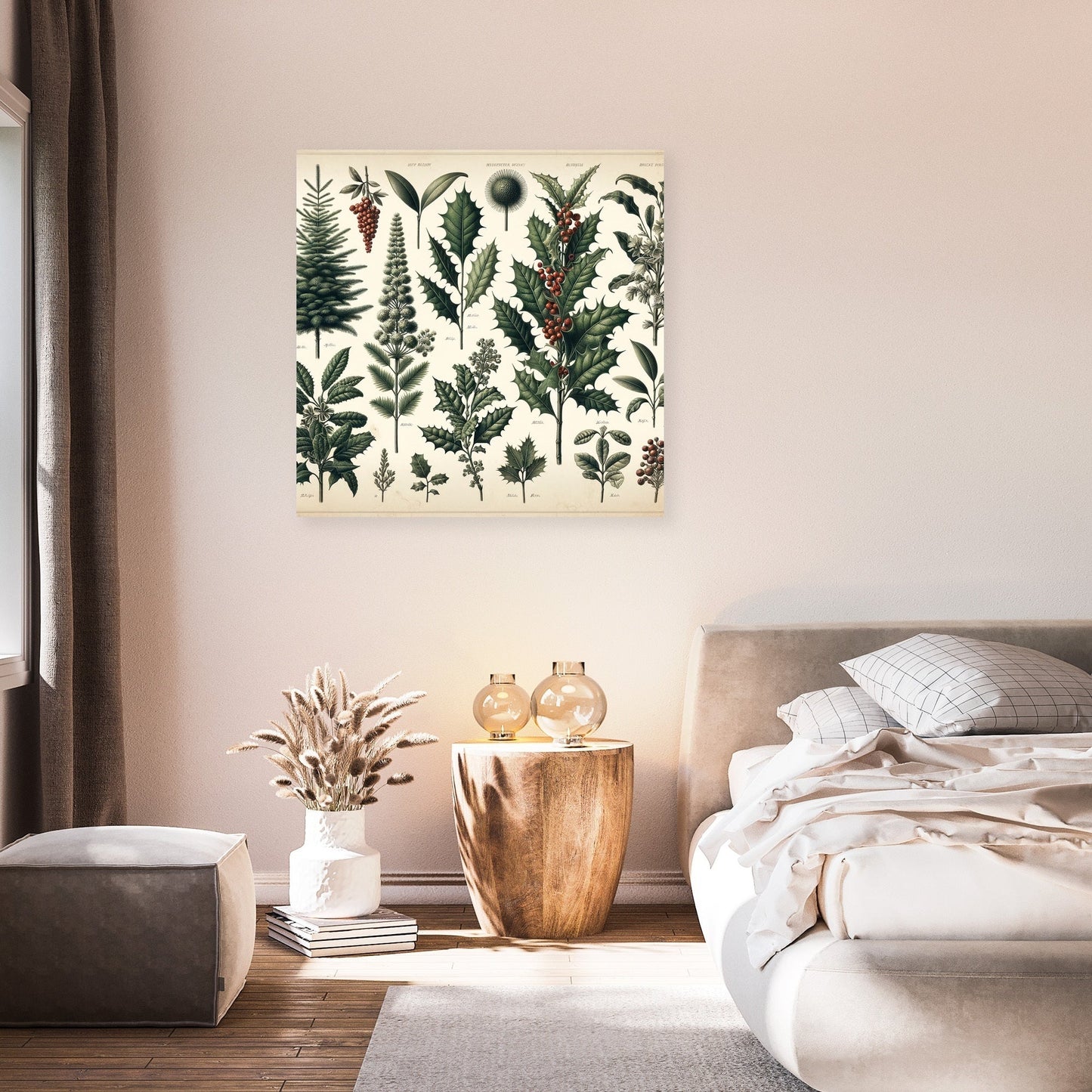 Winter Flora Archive Canvas