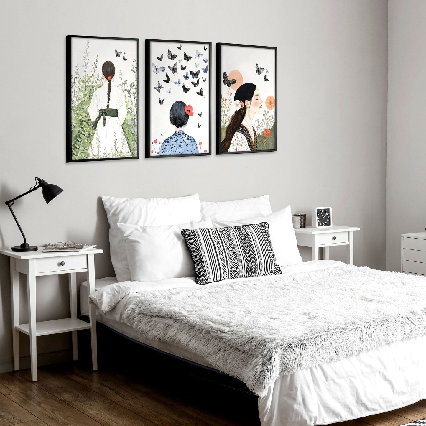 Bedroom Wall Art Decor | Set of 3 Wall art Prints