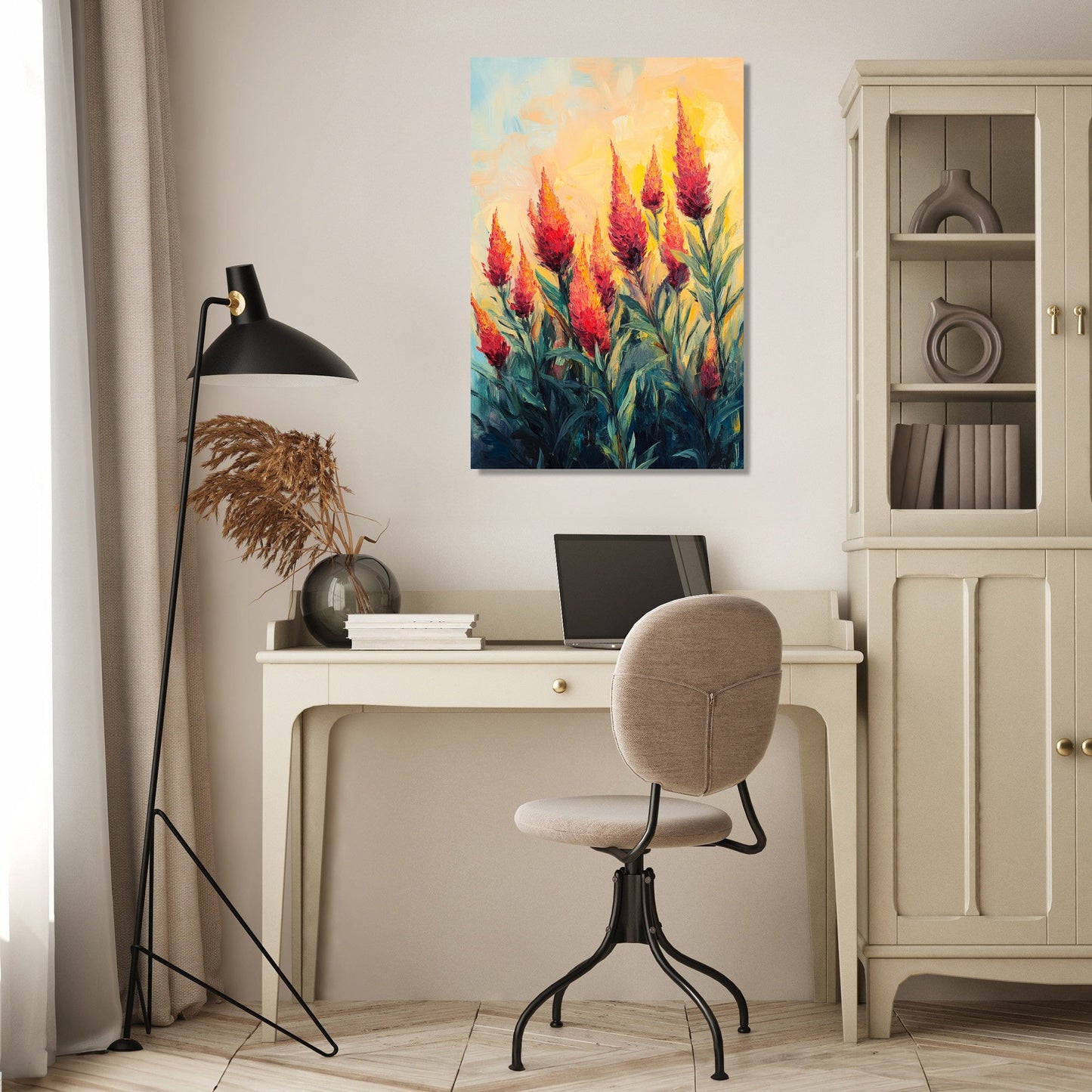 Dawn over Celosia Canvas