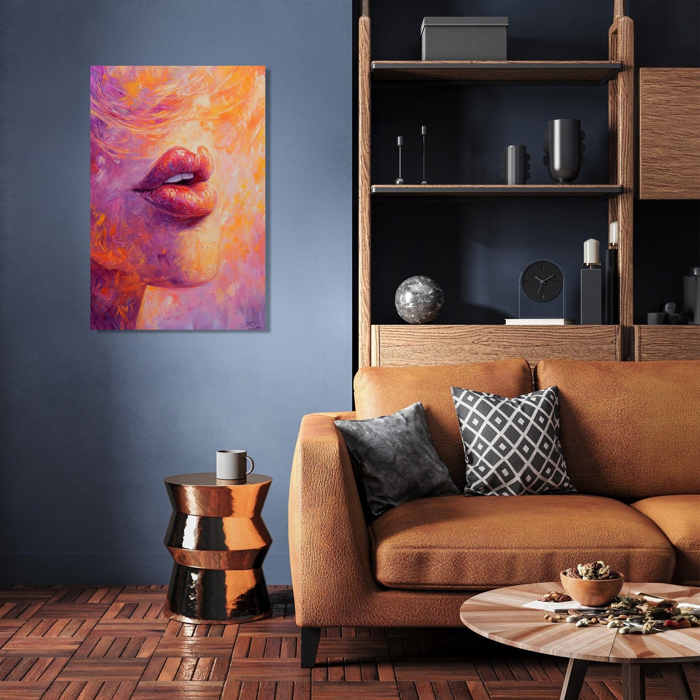 Passionate Lips Canvas