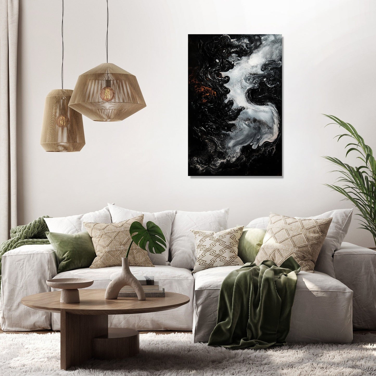 Enigmatic Shadows Canvas