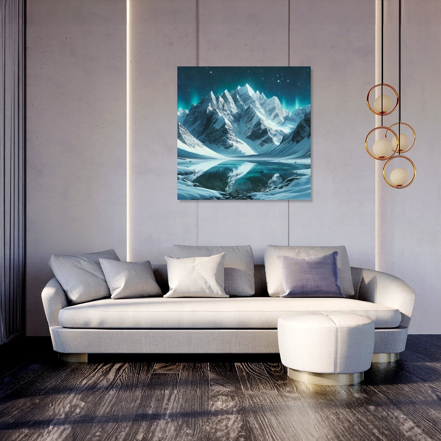Stellar Peaks Canvas
