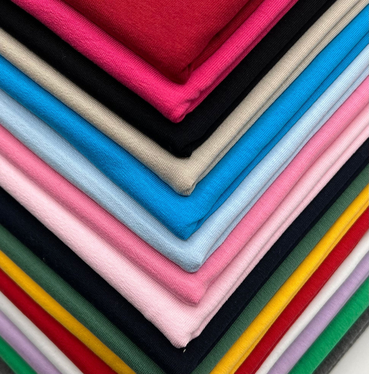 Beige Cotton Stretch Jersey 200 GSM 95/5 Lycra 4 Way Stretch