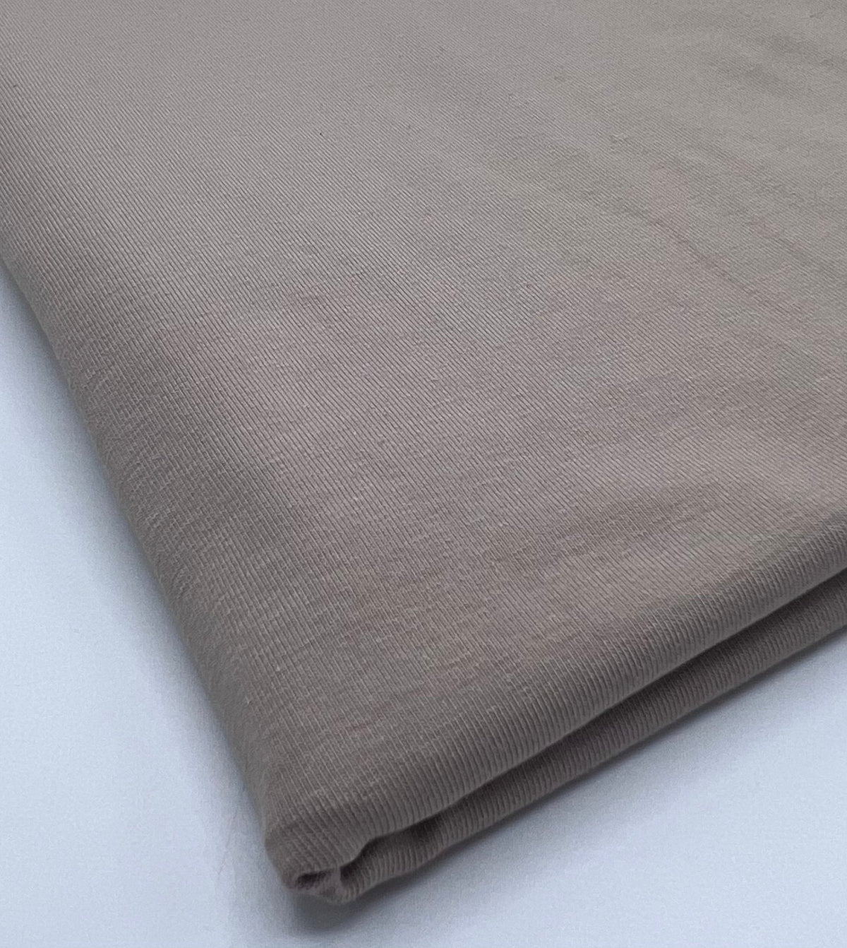 Beige Cotton Stretch Jersey 240 GSM 92/8 Lycra 4 Way Stretch