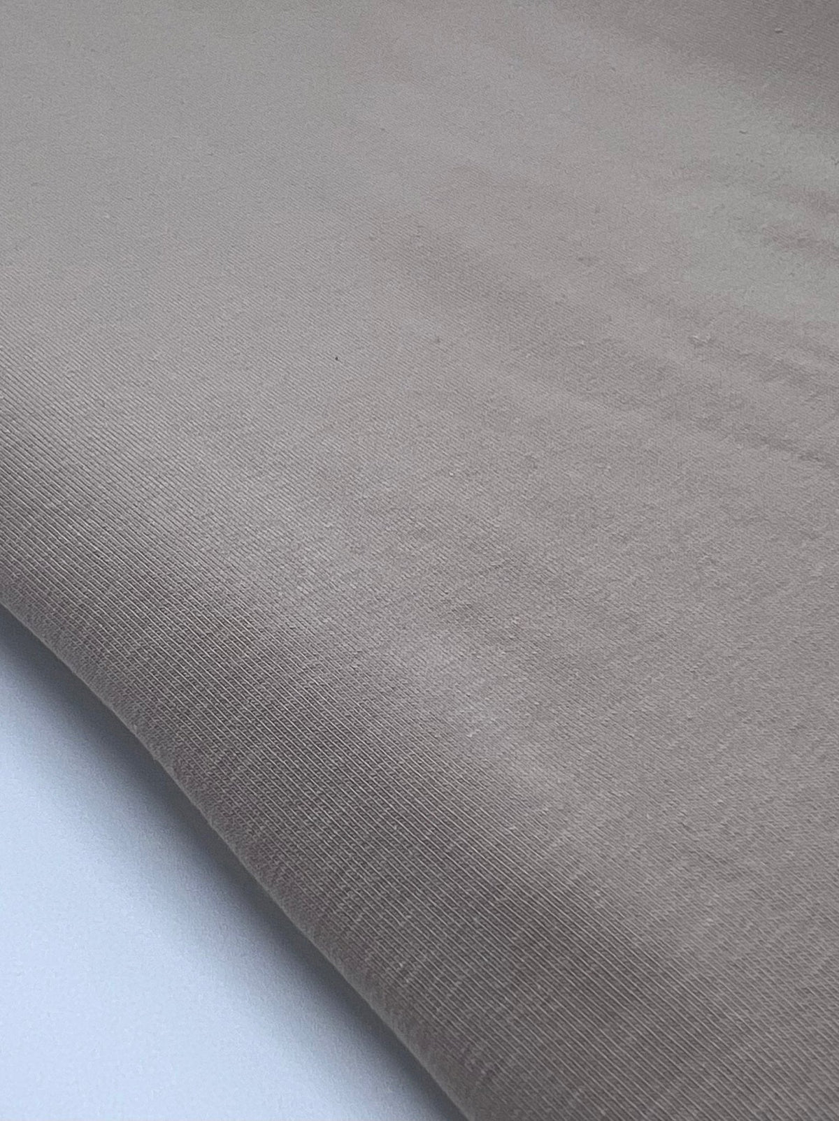 Beige Cotton Stretch Jersey 240 GSM 92/8 Lycra 4 Way Stretch