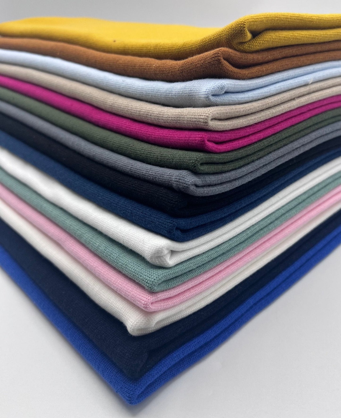 Beige Cotton Stretch Jersey 240 GSM 92/8 Lycra 4 Way Stretch